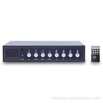 4CH Quad Processor with CIF Full Real-time Display, Supports Video Moving and Detecting Alarm